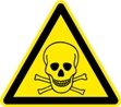 Gefahr-Gift-Totenkopf-Warndreieck